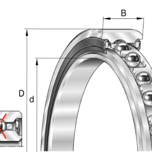 Подшипники с тонкими кольцами FPXU-508-2RS1 SKF