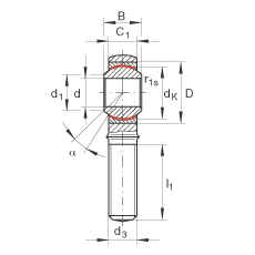 Шарнирные головки Fluro Econom GKAW12